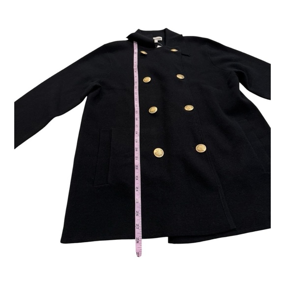 J. Crew Warwick sweater blazer Mid Thigh in Black Oversized XS, S Style CB927 - Picture 5 of 15